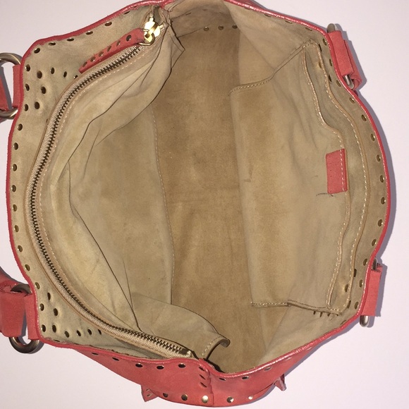 Authentic Celine Boogie Studded Suede Leather Tote - Picture 6 of 8